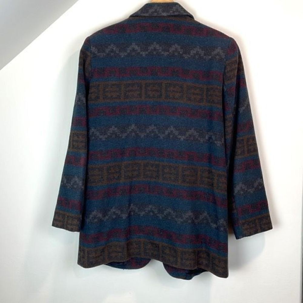 Braetan Wool Blend Aztec Western Print Blazer Siz… - image 2
